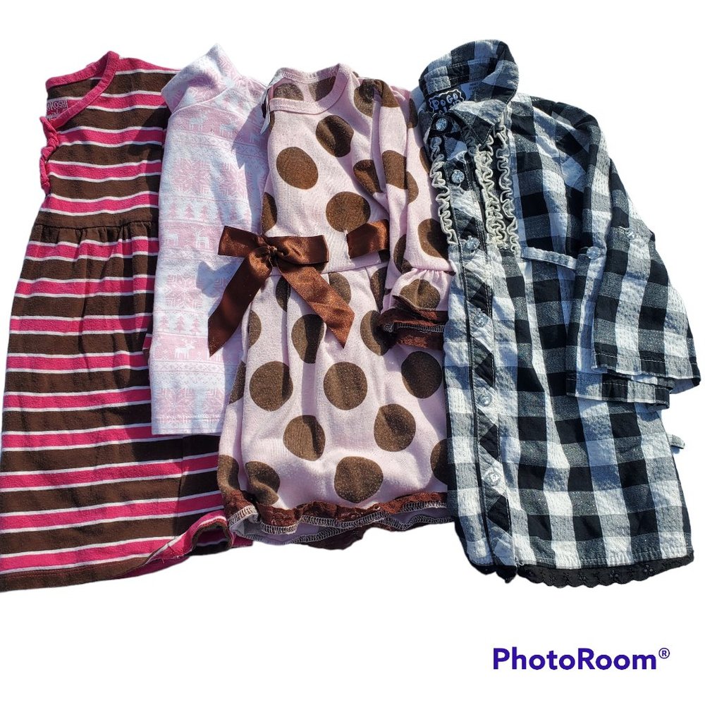 Girls 3T long sleeve tops, 4 items total